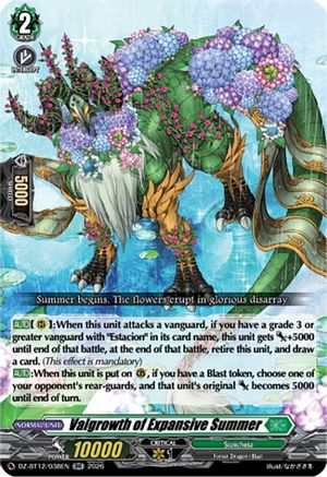 Valgrowth of Expansive Summer (DZ-BT12/038EN) - DZ-BT12: Chasm of Lost Souls