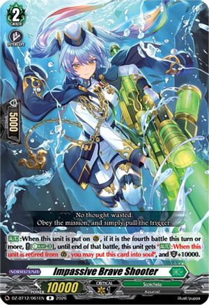 Impassive Brave Shooter (DZ-BT12/061EN) - DZ-BT12: Chasm of Lost Souls