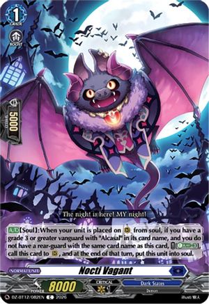 Nocti Vagant (DZ-BT12/082EN) - DZ-BT12: Chasm of Lost Souls