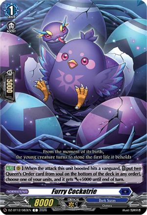 Furry Cockatrie (DZ-BT12/083EN) - DZ-BT12: Chasm of Lost Souls