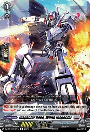 Inspector Robo, White Inspector (DZ-BT12/092EN) - DZ-BT12: Chasm of Lost Souls