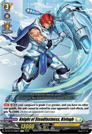 Knight of Steadfastness, Kivlugh (DZ-BT12/096EN) - DZ-BT12: Chasm of Lost Souls