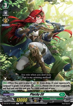 Plucky Elf (DZ-BT12/104EN) - DZ-BT12: Chasm of Lost Souls