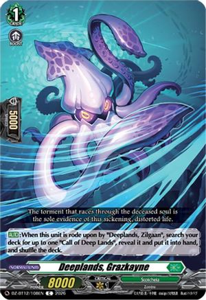 Deeplands, Grazkayne (DZ-BT12/108EN) - DZ-BT12: Chasm of Lost Souls