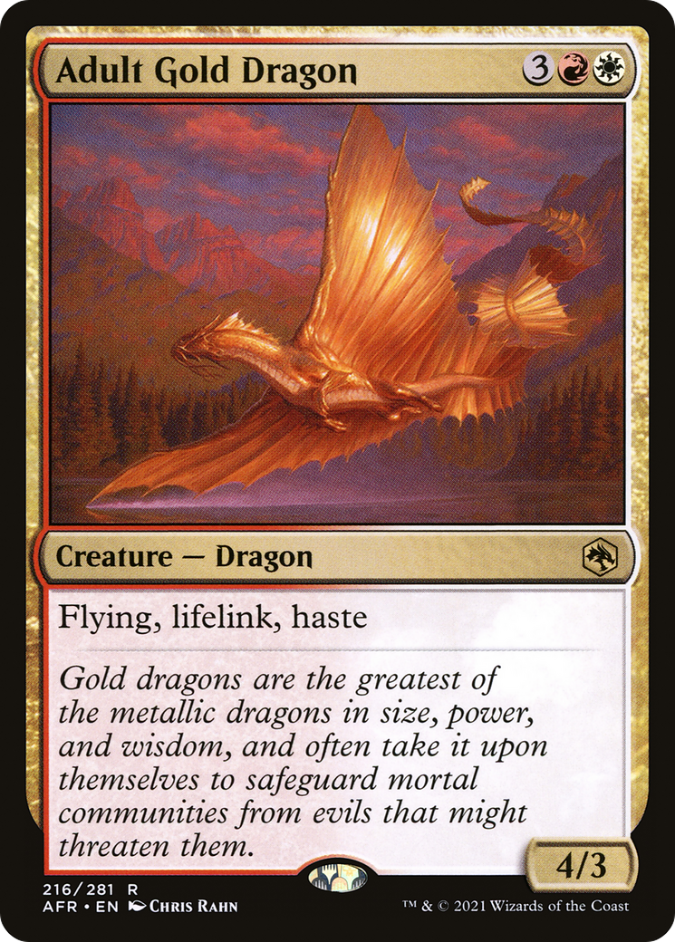 Adult Gold Dragon [AFR - 216]