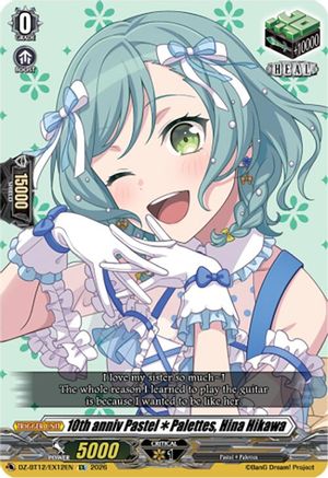 10th anniv PastelPalettes, Hina Hikawa (DZ-BT12/EX12EN) - DZ-BT12: Chasm of Lost Souls