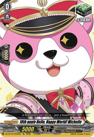 10th anniv Hello, Happy World! Michelle (DZ-BT12/EX25EN) - DZ-BT12: Chasm of Lost Souls