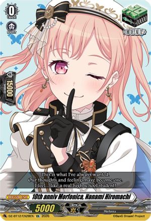 10th anniv Morfonica, Nanami Hiromachi (DZ-BT12/EX28EN) - DZ-BT12: Chasm of Lost Souls