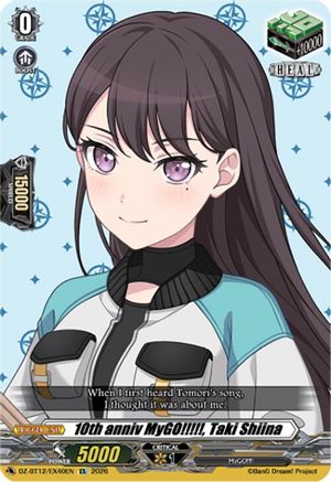 10th anniv MyGO!!!!!, Taki Shiina (DZ-BT12/EX40EN) - DZ-BT12: Chasm of Lost Souls