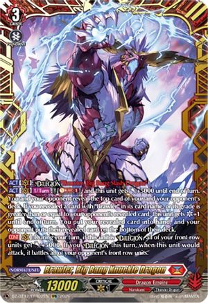 Brawler, Big Bang Knuckle Dragon (FFR) (DZ-BT12/FFR02EN) - DZ-BT12: Chasm of Lost Souls