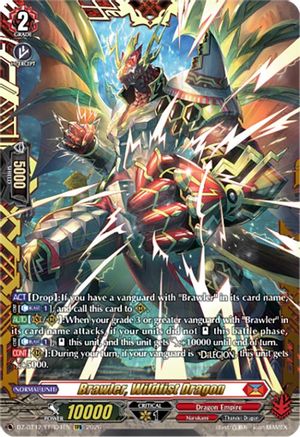 Brawler, Wildfist Dragon (FFR) (DZ-BT12/FFR04EN) - DZ-BT12: Chasm of Lost Souls