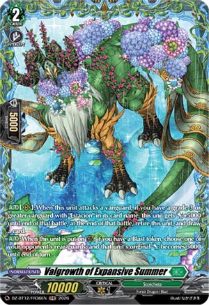 Valgrowth of Expansive Summer (FR) (DZ-BT12/FR36EN) - DZ-BT12: Chasm of Lost Souls