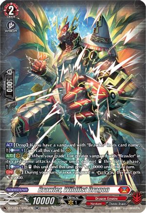 Brawler, Wildfist Dragon (SR) (DZ-BT12/SR04EN) - DZ-BT12: Chasm of Lost Souls