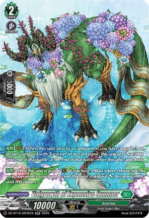 Valgrowth of Expansive Summer (SR) (DZ-BT12/SR35EN) - DZ-BT12: Chasm of Lost Souls
