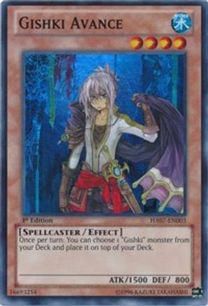 Gishki Avance (HA07-EN003) - Hidden Arsenal 7: Knight of Stars 1st Edition