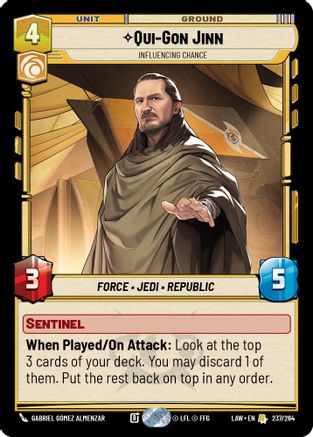 Qui-Gon Jinn - Influencing Chance (237/264) - A Lawless Time