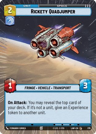 Rickety Quadjumper (Hyperspace) (379) - A Lawless Time
