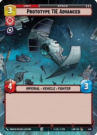 Prototype TIE Advanced (Hyperspace) (439) - A Lawless Time