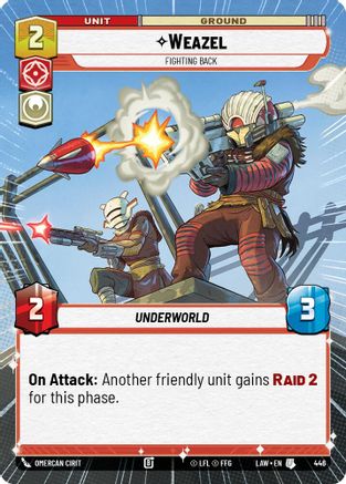 Weazel - Fighting Back (Hyperspace) (446) - A Lawless Time