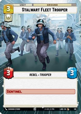 Stalwart Fleet Trooper (Hyperspace) (518) - A Lawless Time