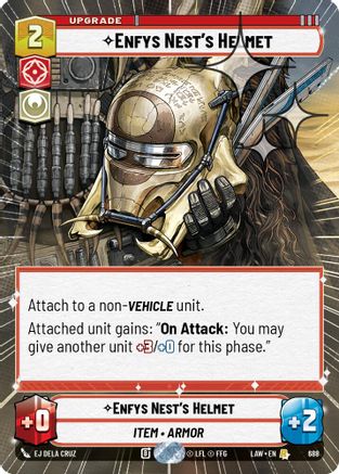 Enfys Nest's Helmet (Hyperspace Foil) (688) - A Lawless Time Foil