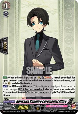 Horikawa Kunihiro Ceremonial Attire (DZ-TB02/028EN) - DZ-TB02: Touken Ranbu Online