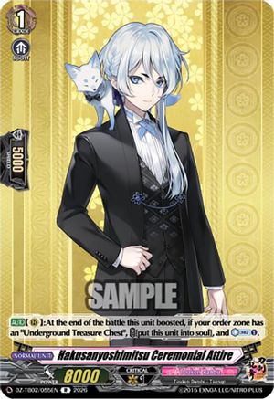 Hakusan Yoshimitsu Ceremonial Attire (DZ-TB02/055EN) - DZ-TB02: Touken Ranbu Online