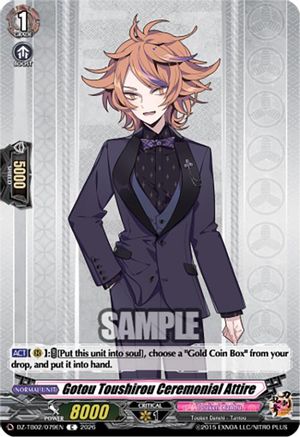 Gotou Toushirou Ceremonial Attire (DZ-TB02/079EN) - DZ-TB02: Touken Ranbu Online