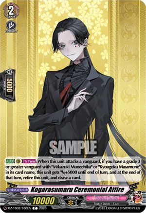 Kogarasumaru Ceremonial Attire (DZ-TB02/100EN) - DZ-TB02: Touken Ranbu Online