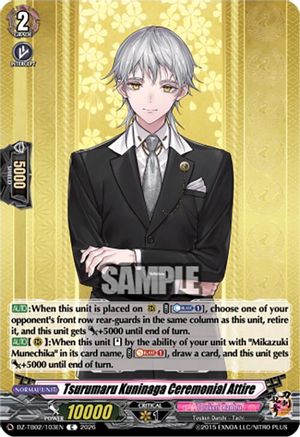 Tsurumaru Kuninaga Ceremonial Attire (DZ-TB02/103EN) - DZ-TB02: Touken Ranbu Online