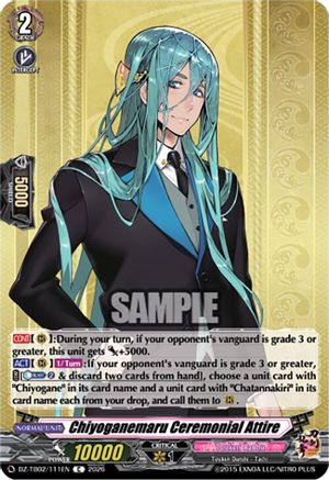 Chiyoganemaru Ceremonial Attire (DZ-TB02/111EN) - DZ-TB02: Touken Ranbu Online