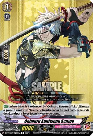 Onimaru Kunitsuna Sentou (DZ-TB02/126EN) - DZ-TB02: Touken Ranbu Online