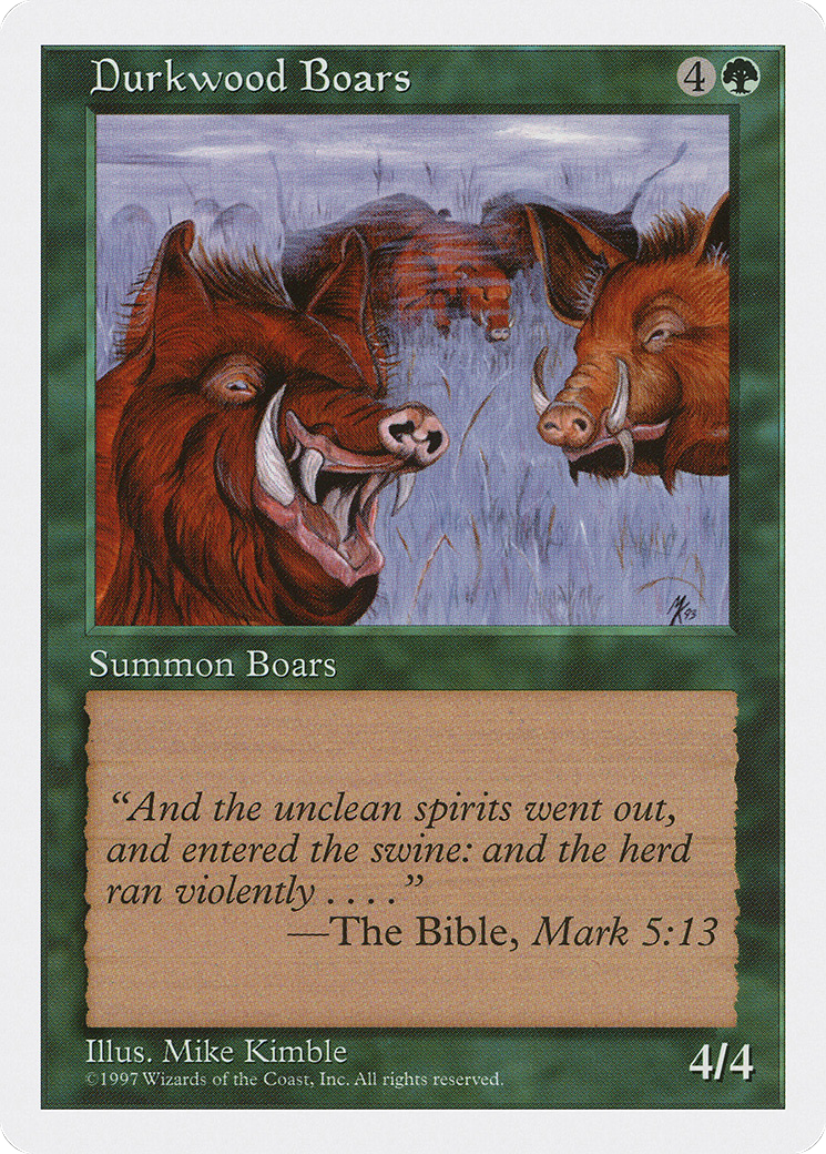 Durkwood Boars [5ED - N/A]