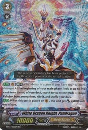 White Dragon Knight, Pendragon (EB03/005EN) - EB03 - Cavalry of Black Steel