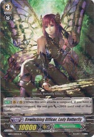 Bewitching Officer, Lady Butterfly (EB03/010EN) - EB03 - Cavalry of Black Steel