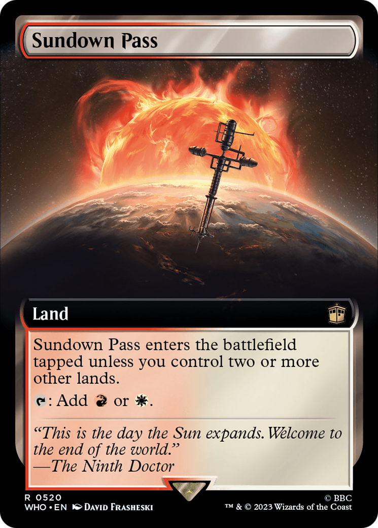 Sundown Pass (Extended Art) [WHO - 520]