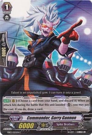 Commander, Garry Gannon (EB03/025EN) - EB03 - Cavalry of Black Steel