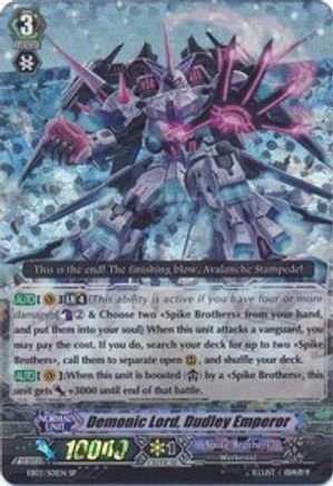 Demonic Lord, Dudley Emperor (EB03/S01EN) - EB - Cavalry of Black Steel