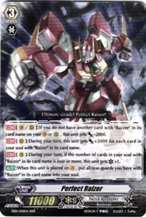 Perfect Raizer (EB01/001EN) - EB - Comic Style Vol. 1