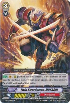 Twin Swordsman, MUSASHI (EB01/010EN) - EB01 - Comic Style Vol. 1