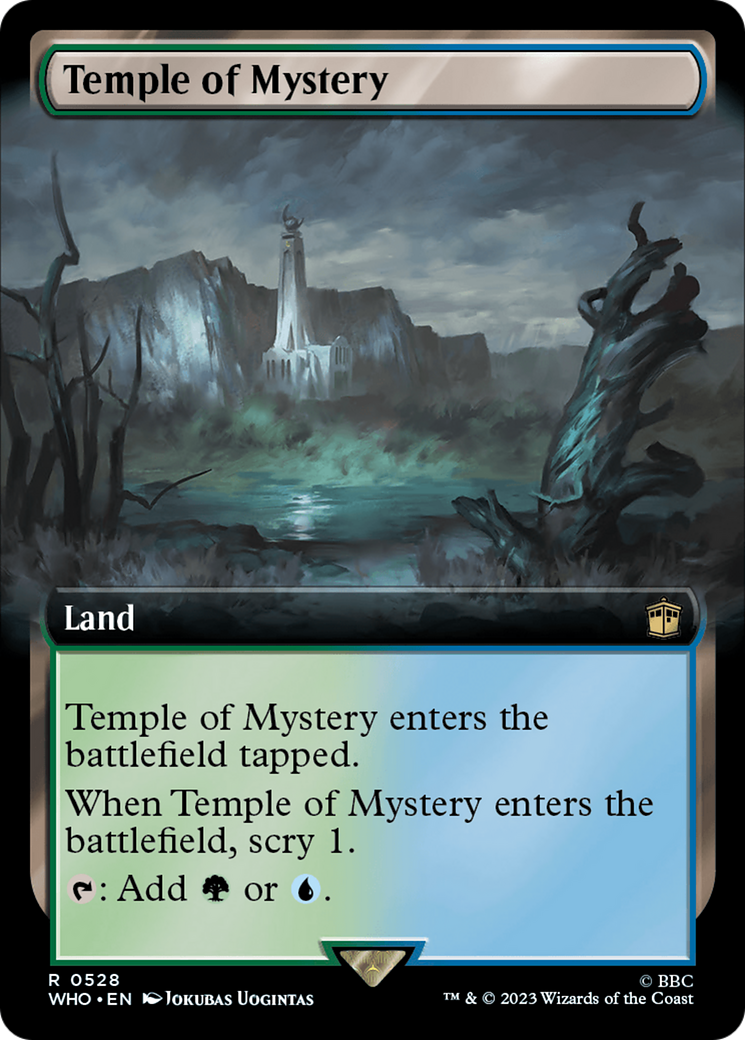 Temple of Mystery (Extended Art) (WHO-528) - Doctor Who: (Extended Art) Foil
