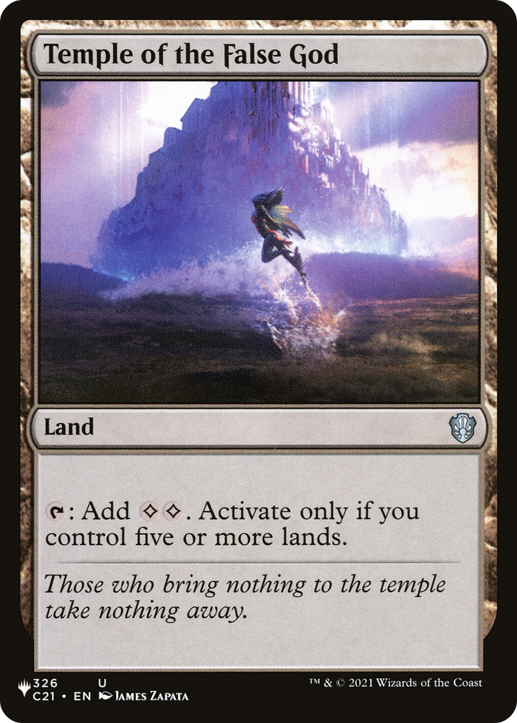 Temple of the False God (C21) (LIST-326) - The List