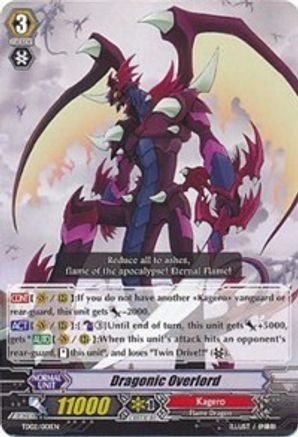 Dragonic Overlord (Non-Holo) (TD02/001EN) - Trial Deck 2: Dragonic Overlord