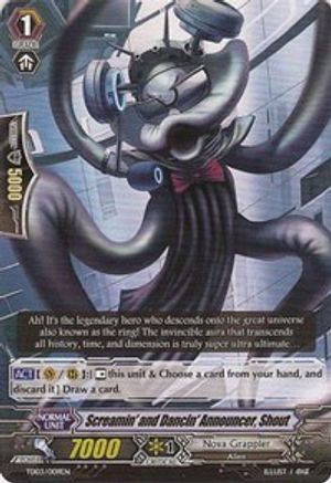 Screamin' and Dancin' Announcer, Shout (TD03/009EN) - Trial Deck 3: Golden Mechanical Soldier