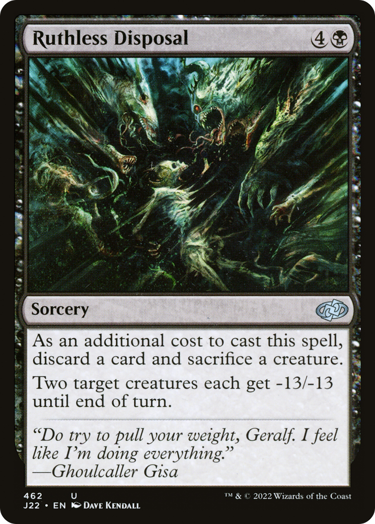Ruthless Disposal [J22 - 462]