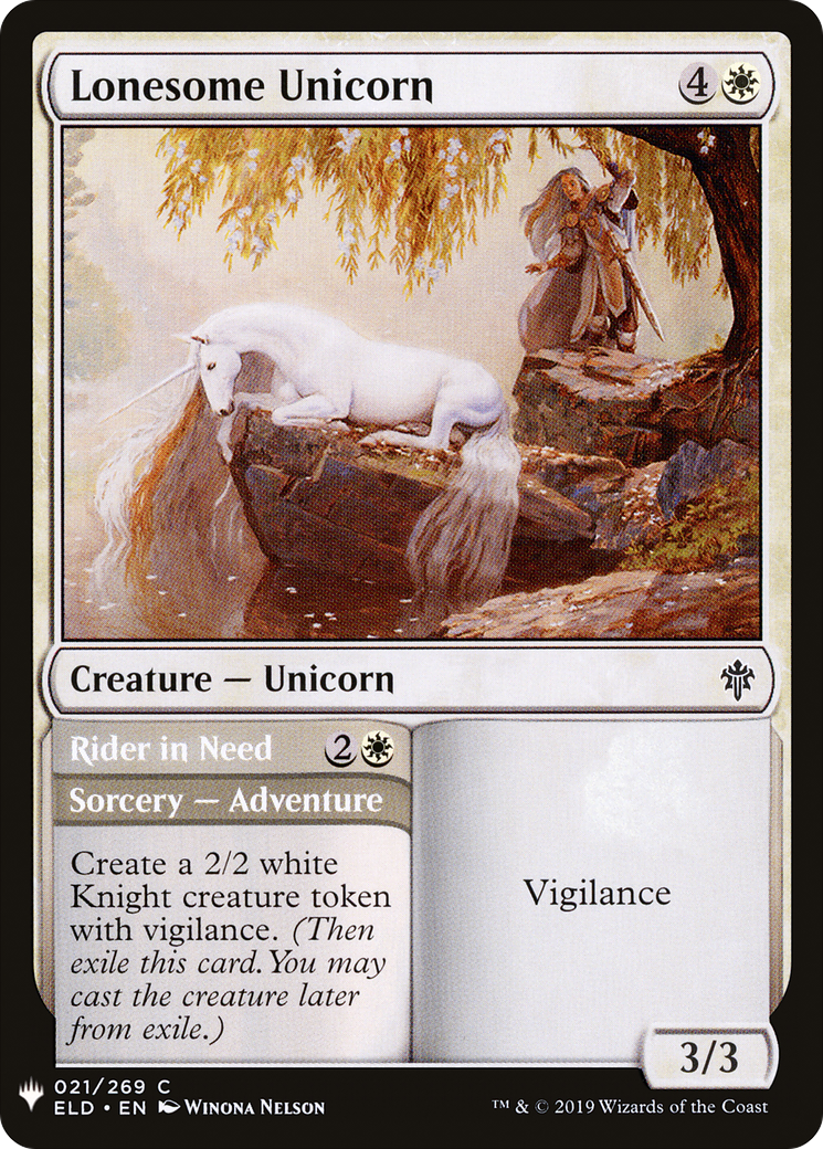 Lonesome Unicorn [LIST - 21]