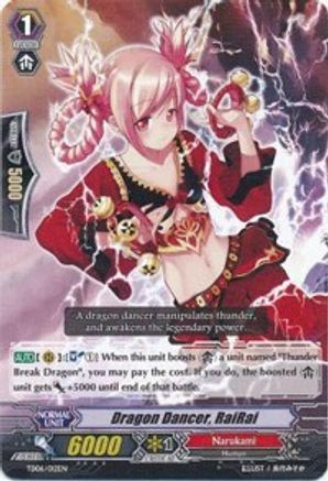 Dragon Dancer, RaiRai (TD06/012EN) - Trial Deck 6: Resonance of Thunder Dragon