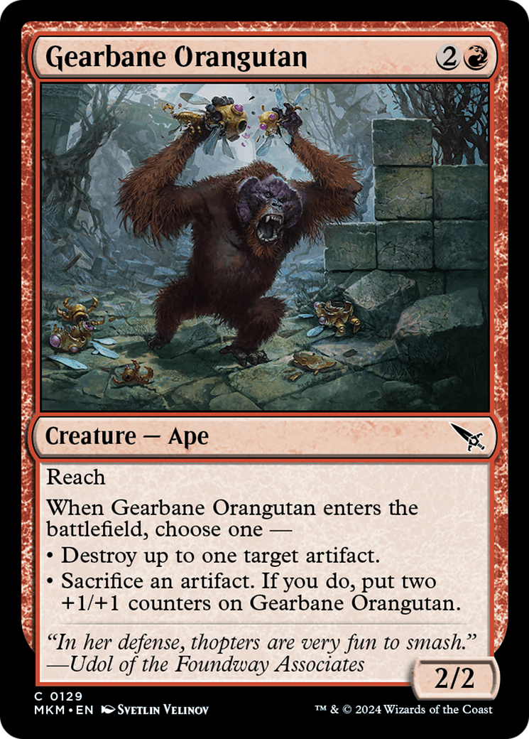 Gearbane Orangutan [MKM - 129]
