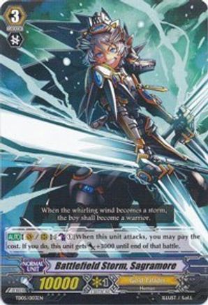 Battlefield Storm, Sagramore (TD05/003EN) - Trial Deck 5: Slash of Silver Wolf