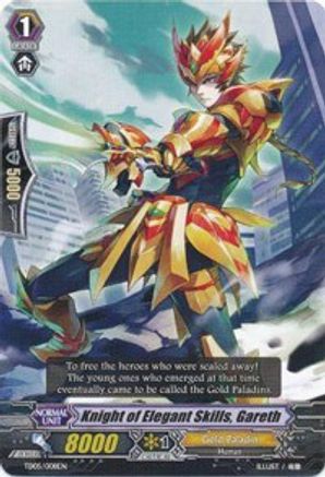 Knight of Elegant Skills, Gareth (TD05/008EN) - Trial Deck 5: Slash of Silver Wolf